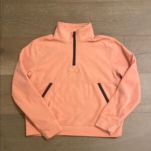 Light Pink Quarter-Zip Pullover